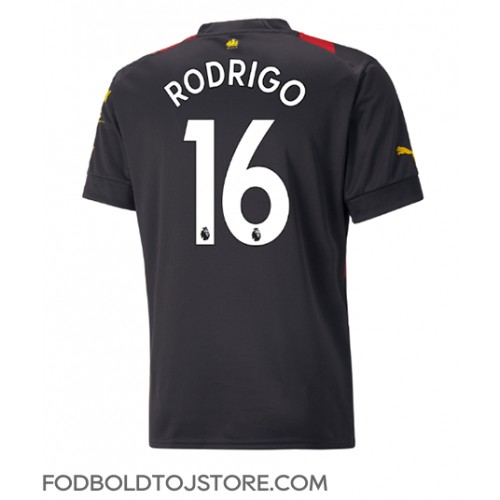 Manchester City Rodri Hernandez #16 Udebanetrøje 2022-23 Kortærmet